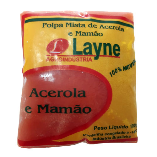 Polpa de fruta - Acerola e Mamão